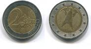 Deutschland, 2 Euro 2 Euro Drehende Sterne, -