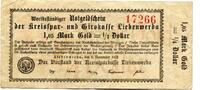 Brandenburg 1.05 Gmk. Liebenwerda, -