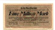 Sachsen 1 Mio. Mark Auerbach i.Vogtl., -