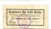 Posen 50 Pfg. Schubin, -