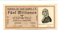 Württemberg 5 Mio. Mark Laufen a.N., -
