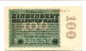 Deutsches Reich 100 Mio. Mark -