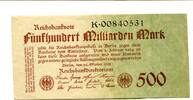Deutsches Reich 500 Md. Mark -