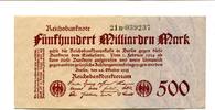 Deutsches Reich 500 Md. Mark -