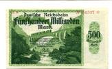 Deutsches Reich 500 Md. Mark Karlsruhe, -