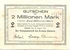 Niedersachsen 2 Mio. Mark Einbeck, -