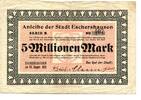 Niedersachsen 5 Mio. Mark Eschershausen, -