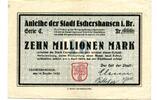 Niedersachsen 10 Mio. Mark Eschershausen, -