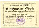 Niedersachsen 500 Mark Goslar, -