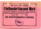 Niedersachsen 500 T. Mark Goslar, -