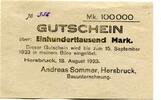 Bayern 100 T.. Mark Hersbruck, -