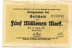 Bayern 5 Mio. Mark Hof, -