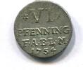 Anhalt-Bernburg, 6 Pfennig Viktor Friedrich 1721-1765, -