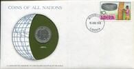 Liberia Numisbrief ~ Coins of all Nations ~ -
