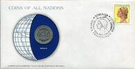 Somalia Numisbrief ~ Coins of all Nations ~ -