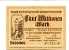 Bayern 5 Mio. Mark Kissingen Bad, -