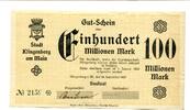 Bayern 100 Mio. Mark Klingenberg, -