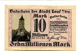 Bayern 10 Mio. Mark Lauf, -