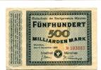 500 Md. Mark 6.11.1923 Bayern München, III