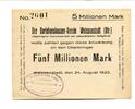 Bayern 5 Mio. Mark Weissenstadt, -