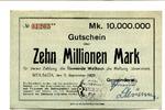 Bayern 10 Mio. Mark Weilbach, -
