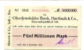 Bayern 5 Mio. Mark Selb, -