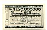 Bayern 20 Mio. Mark Zirndorf, -