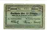 pol.Oberschlesien 25 Pfg. Deutsch Piekar, -