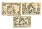 Pommern 25 Pfg. 50 Pfg. 1 Mk. Stettin, -