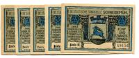 Posen 25 Pfg. 50 Pfg. 75 Pfg. 1 Mk. 1.50 Mk. Schneidemühl, -