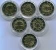 Zypern 6 x 2 Euro ~ Lot Gedenkmünzen ~ -