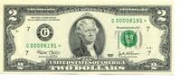 USA, 2 Dollars Replacement/Ersatznote, -