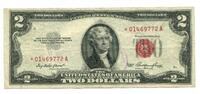 USA, 2 Dollars Replacement/Ersatznote, -