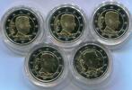 Belgien 5 x 2 Euro ~ Lot Kursmünzen ~ -