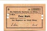 Westpreußen 2 Mark Elbing, -