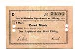 Westpreußen 2 Mark Elbing, -