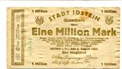 Hessen-Nassau 1 Mio. Mark Idstein, -