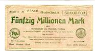 Hessen-Nassau 50 Mio. Mark Limburg, -
