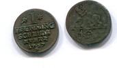 Anhalt-Bernburg, 1 Pfennig Viktor Friedrich 1721-1765, -