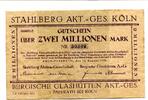 Rheinland 2 Mio. Mark Köln-Paffrath, -