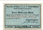 Rheinland 2 Mio. Mark Köln-Mülheim, -