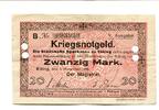Westpreußen 20 Mark Elbing, -
