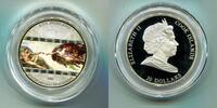 20 Dollars 2008 Cook Inseln, Michelangelo Buonarroti-The Creatoin of Adam- PP