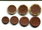 Sachsen 20,50 Pfg. 1,2,5,10,20 Mark -