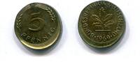 Deutschland, 5 Pfennig Dezentriert, -
