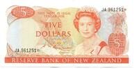 5 Dollars (1985-89) Neuseeland,  unc