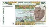 Westafrikanische Staaten, 500 Francs Burkina Faso, -