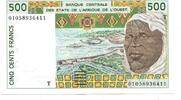 Westafrikanische Staaten, 500 Francs Togo, -
