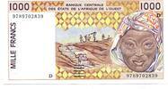 Westafrikanische Staaten, 1000 Francs Mali, -