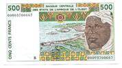 Westafrikanishe Staaten, 500 Francs Benin, -